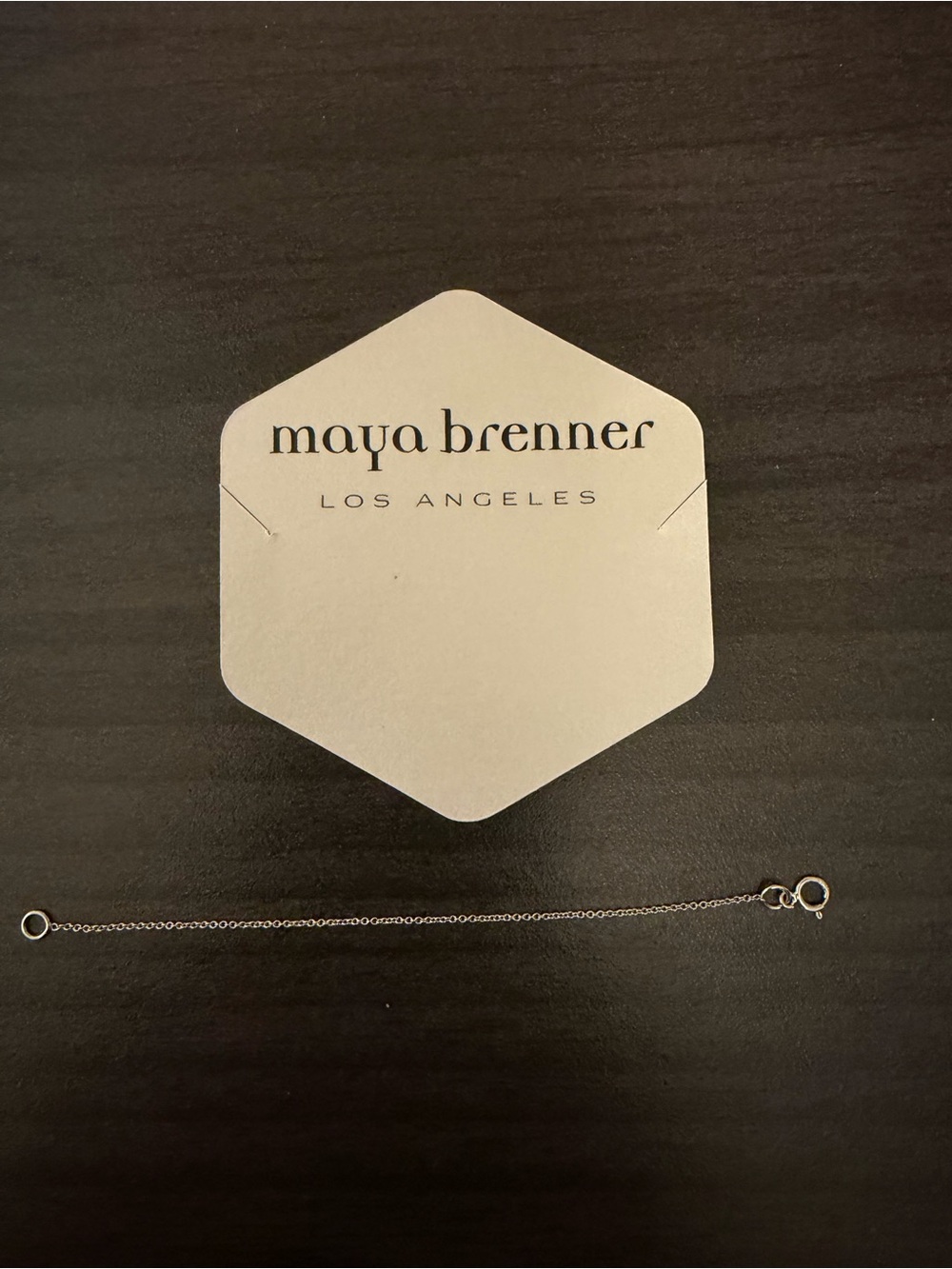 Maya Brenner 14K White Gold Chain Extender